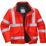 PORTWEST S463 HIVIS BOMBER JACKET ORANGE M