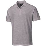 PORTWEST B210 NAPLES MENS POLO SHIRT HEATHER GREY XXXL
