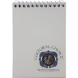 CULTURAL CHOICE NOTEBOOK SPIRAL BOUND 96 PAGE POCKET SIZE WHITE