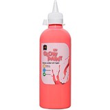 EDUCATIONAL COLOURS UV GLOW PAINT 500ML SCARLET