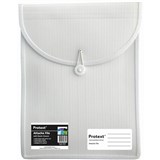 PROTEXT ATTACHE FILE CASE ELASTIC CLOSURE A4 WHITE