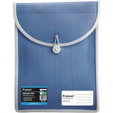 PROTEXT ATTACHE FILE CASE ELASTIC CLOSURE A4 BLUE