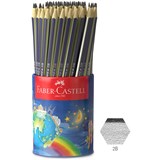 FABERCASTELL GOLDFABER PENCILS 2B PACK 72