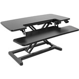 RAPID FLUX ELECTRIC HEIGHT ADJUSTABLE DESK RISER 950 X 415MM BLACK