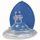 FIRST AIDERS CHOICE RESUSCITATION FACE SHIELD REUSABLE WITH VALVE AND CASE