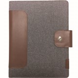 COLLINS CH2 COMPACT COMPENDIUM MAGNETIC CLOSURE WITH NOTEPAD QUARTO 260 X 210MM GREY