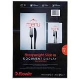 ESSELTE WALL MOUNT DOCUMENT DISPLAY A4 CLEAR