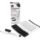 EDUCATIONAL COLOURS WHITEBOARD MARKER BULLET TIP 29MM BLACK PACK 10