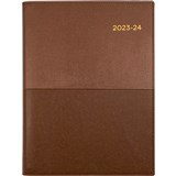 COLLINS VANESSA FY385V90 FINANCIAL YEAR DIARY WEEK TO VIEW A5 TAN