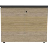 RAPID INFINITY DELUXE 2 SWING DOOR CUPBOARD 900 X 600 X 730MM NATURAL OAK BLACK RIGID EDGING