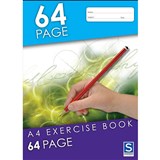 SOVEREIGN EXERCISE BOOK 8MM RULED 64 PAGE A4