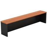 OM DESK RECEPTION HOB TOP 1500 X 300 X 380MM CHERRYCHARCOAL