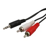 COMSOL AUDIO CABLE 35MM STEREO MALE TO 2 X RCA MALE 10M