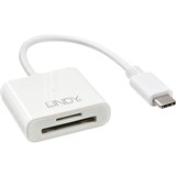 LINDY 43185 TYPE C SD CARD READER USB 31 WHITE