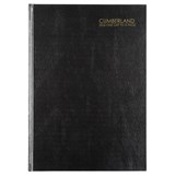 CUMBERLAND 41ECBK CASEBOUND DIARY DAY TO PAGE A4 BLACK