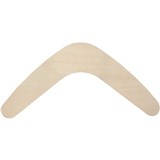 ZART WOODEN BOOMERANG 300MM PACK 10