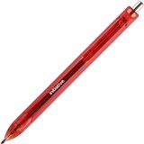 INITIATIVE GEL INK RETRACTABLE BALLPOINT PEN 07MM RED BOX 12