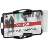 DURABLE ECO ID CARD HOLDER 2 CARD CAPACITY BLACK PACK 10