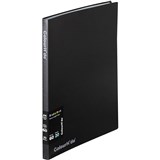 COLOURHIDE DISPLAY BOOK FIXED 20 POCKET A4 BLACK