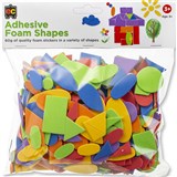 EDUCATIONAL COLOURS ADHESIVE FOAM SHAPES 60G