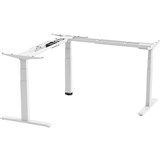 ERGOVIDA EED633D ELECTRIC SITSTAND CORNER DESK WHITE FRAME ONLY