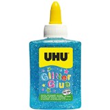 UHU GLITTER GLUE BOTTLE 88ML BLUE