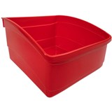 VISIONCHART EDUCATION BOOK TUB PLASTIC LARGE RED