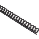 GOLD SOVEREIGN PLASTIC SPIRAL BINDING COIL 401 PITCH A4 12MM BLACK BOX 100