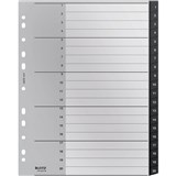 LEITZ RECYCLED INDEX DIVIDER PP 120 TAB A4 GREY