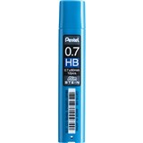 PENTEL C277 AIN STEIN MECHANICAL PENCIL LEAD REFILL 07MM HB BLUE TUBE 12