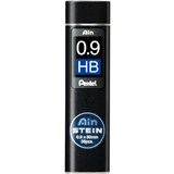 PENTEL C279 AIN STEIN MECHANICAL PENCIL LEAD REFILL 09MM HB BLACK TUBE 36
