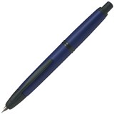 PILOT CAPLESS BLACK ACCENT FOUNTAIN PEN BLUE MATTE BARREL EXTRA FINE NIB BLACK INK