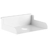 BRATECK SLATWALL FILE HOLDER MATTE WHITE