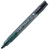 PENTEL SMW26 WET ERASE CHALK MARKER CHISEL BLACK