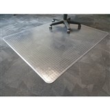 ANCHORMAT DELUXE CHAIRMAT PVC RECTANGLE CARPET 1160 X 1510MM CLEAR