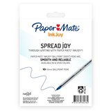 PAPERMATE INKJOY 100 BALLPOINT PENS MEDIUM BLUE PACK 10