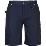 PORTWEST SLIM FIT STRETCH SHORTS NAVY 117