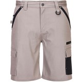 PORTWEST SLIM FIT STRETCH SHORTS SAND 92