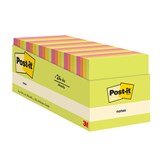 POST IT NOTES 76X76 ASSORTED PACK 24