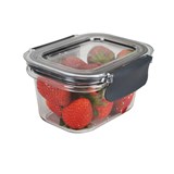 ITALPLAST SNAP LOCK FOOD CONTAINER 400ML CLEAR