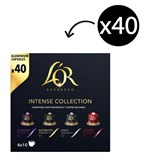 LOR ESPRESSO COFFEE CAPSULES INTENSE COLLECTION MIX VARIETY PACK 40