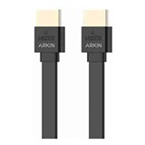ARKIN HDMI 20 FLAT CABLE WITH ETHERNET 4K 18GBPS 05M BLACK