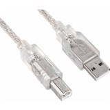 ASTROTEK USB PRINTER CABLE 20 2M TRANSPARENT