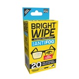 BRIGHTWIPE ANTIFOG AND LENS CLEANER WIPES PACK 20