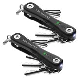 KEYSMART IPRO RECHARGABLE COMPACT TRACKABLE KEY HOLDER BLACK PACK 2