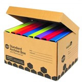 MARBIG ENVIRO ARCHIVE BOX ATTACHED LID PACK 2