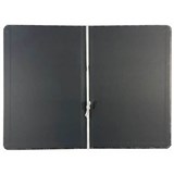 WRITER READER COVER BLACK MOTTLED BOARD 190 X 270MM BLACK