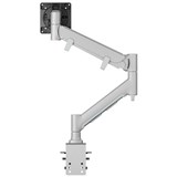 ATDEC FORTIS HEAVY DUTY DYNAMIC MONITOR ARM  DESK CLAMP FOR UP TO 49 INCH DISPLAYS SILVER