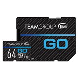 TEAM GROUP GO 4K MICROSDXC MEMORY CARD 64GB WITH SD ADAPTER