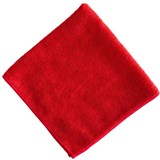 VISIONCHART WHITEBOARD CLEANING CLOTH MICROFIBRE 400 X 400MM RED PACK 10